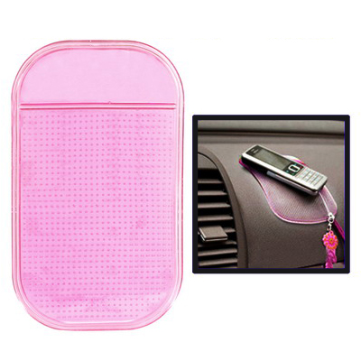 Car Anti-Slip Mat Super Sticky Pad for Phone / GPS/ MP4/ MP3 (Magenta)